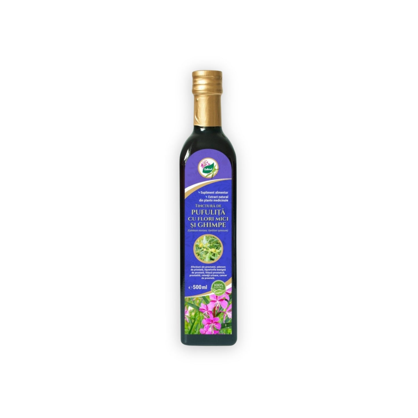 Tinctură de Pufuliță și Ghimpe 500 ml EDERA pentru susținerea prostatei și aparatului uro-genital masculin
