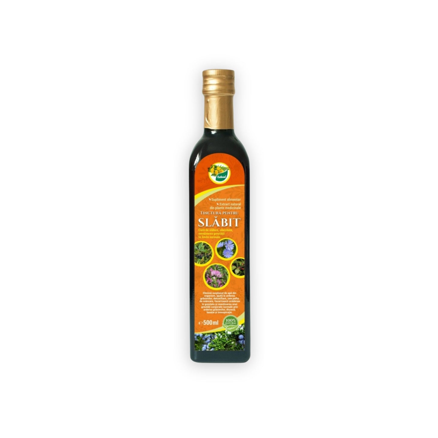 Tinctură pentru Slăbit 500 ml EDERA pentru susținerea metabolismului, drenajului și eliminării naturale