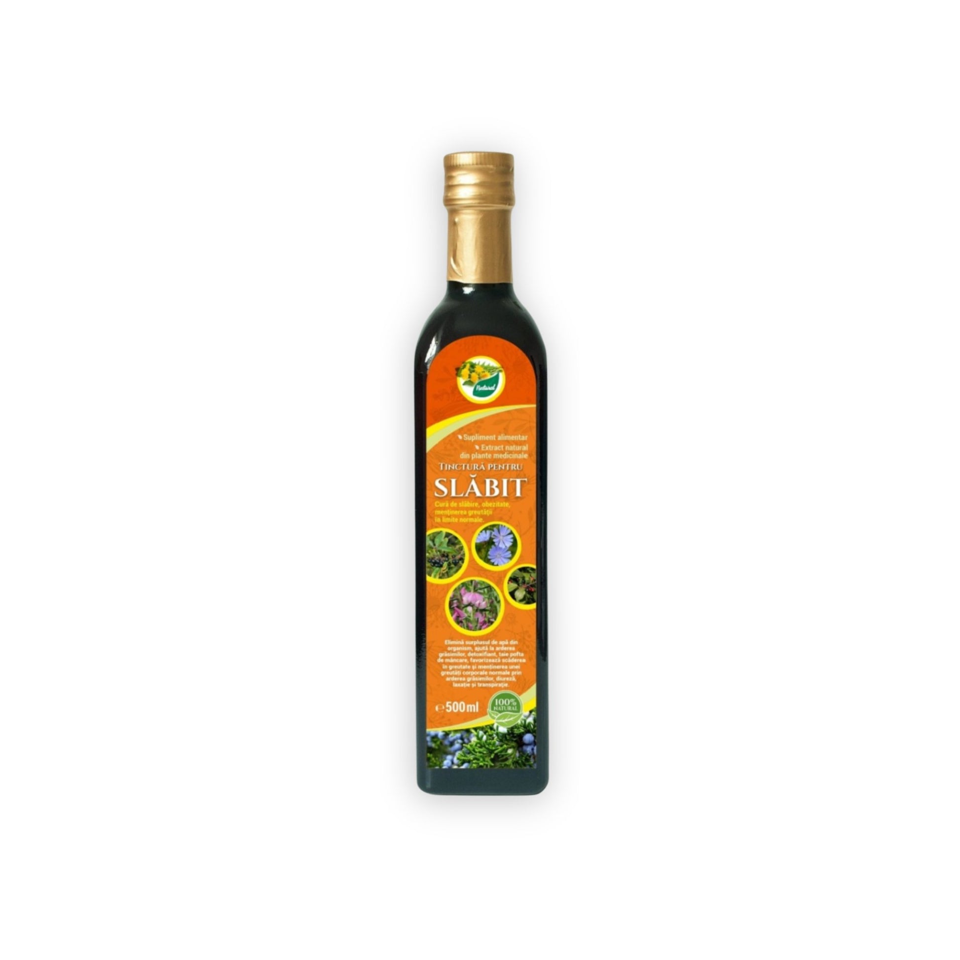 Tinctură pentru Slăbit 500 ml EDERA pentru susținerea metabolismului, drenajului și eliminării naturale